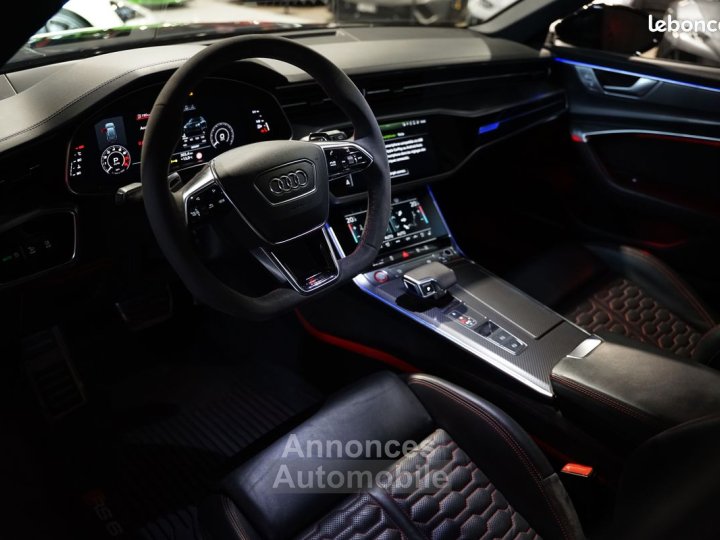 Audi RS6 C8 AVANT 600cv | Malus inclus Pack Dynamique RS Plus Céramiques Toit Ouvrant Matrix B&O Camera 360° - 10