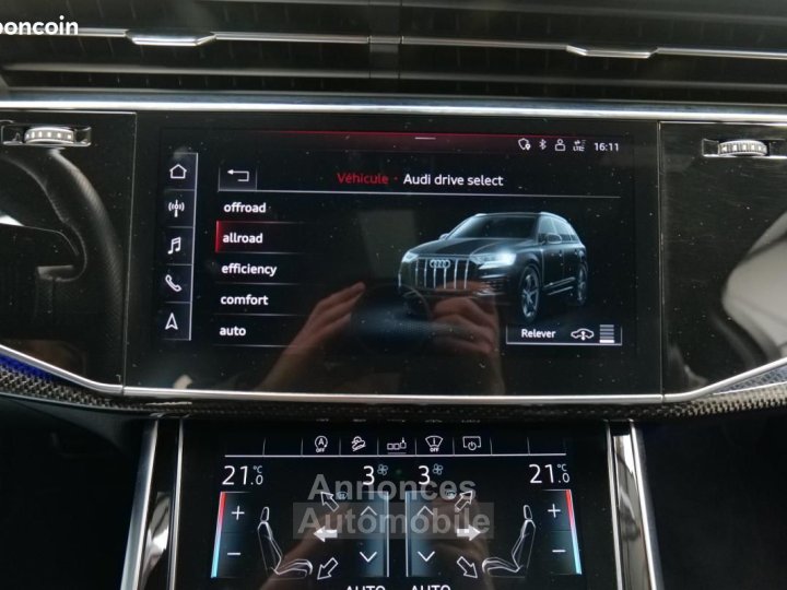 Audi SQ7 40 TDI 435CH 7 PLACES 1° MAIN FRANCAIS TVA RECUPERABLE MATRIX LED ATTELAGE SOFT CLOSE - 33