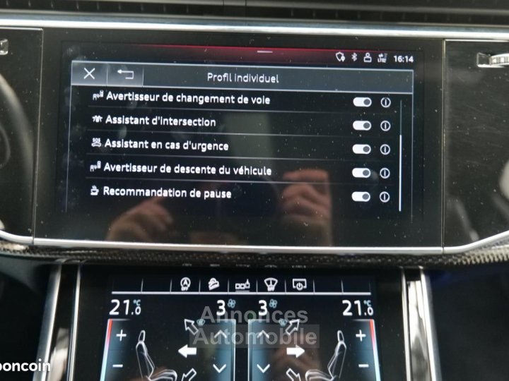 Audi SQ7 40 TDI 435CH 7 PLACES 1° MAIN FRANCAIS TVA RECUPERABLE MATRIX LED ATTELAGE SOFT CLOSE - 37