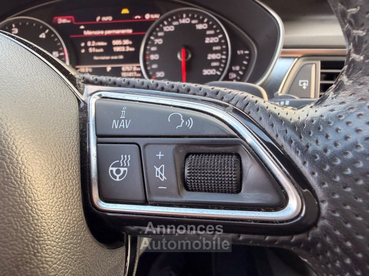 Audi A7 Sportback 30 V6 TDI 204 S-LINE MULTITRONIC Alcantara/Cuir, Xénon, Caméra Recul - 16