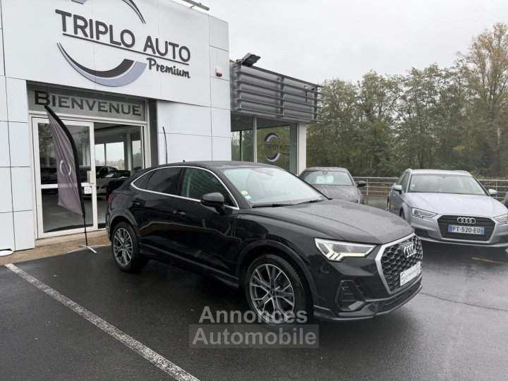 Audi Q3 Sportback 20 TDI - 150 - BV S-tronic S Line - CAMERA AR %2B GPS %2B SUIVI COMPLET - 1