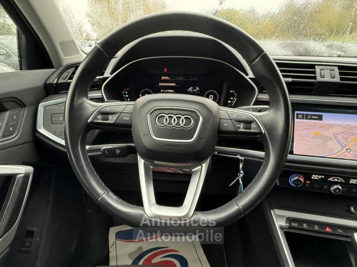 Audi Q3 Sportback 20 TDI - 150 - BV S-tronic S Line - CAMERA AR %2B GPS %2B SUIVI COMPLET - 21