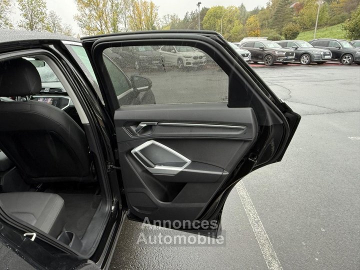 Audi Q3 Sportback 20 TDI - 150 - BV S-tronic S Line - CAMERA AR %2B GPS %2B SUIVI COMPLET - 33