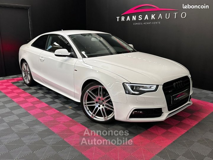 Audi A5 V6 30 TDI 245 S line Quattro tronic 7 SUIVI COMPLET RÉVISION À JOUR - 1