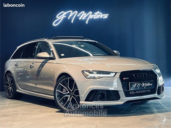 Audi RS6 III (2) AVANT C7 40 TFSI 605 PERFORMANCE QUATTRO TIPTRONIC Entretien Garantie 12 mois - 1