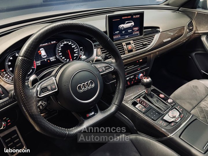 Audi RS6 III (2) AVANT C7 40 TFSI 605 PERFORMANCE QUATTRO TIPTRONIC Entretien Garantie 12 mois - 3