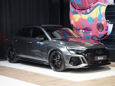 Audi RS3 8Y SPORTBACK 25 TFSI 400cv | Malus payé 2ème main Garantie Échappement Sport RS Phares Matrix Bang & Olufsen Toit Panoramique HUD   - 1