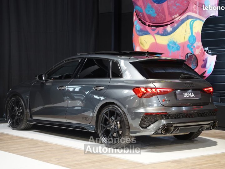 Audi RS3 8Y SPORTBACK 25 TFSI 400cv | Malus payé 2ème main Garantie Échappement Sport RS Phares Matrix Bang & Olufsen Toit Panoramique HUD - 3