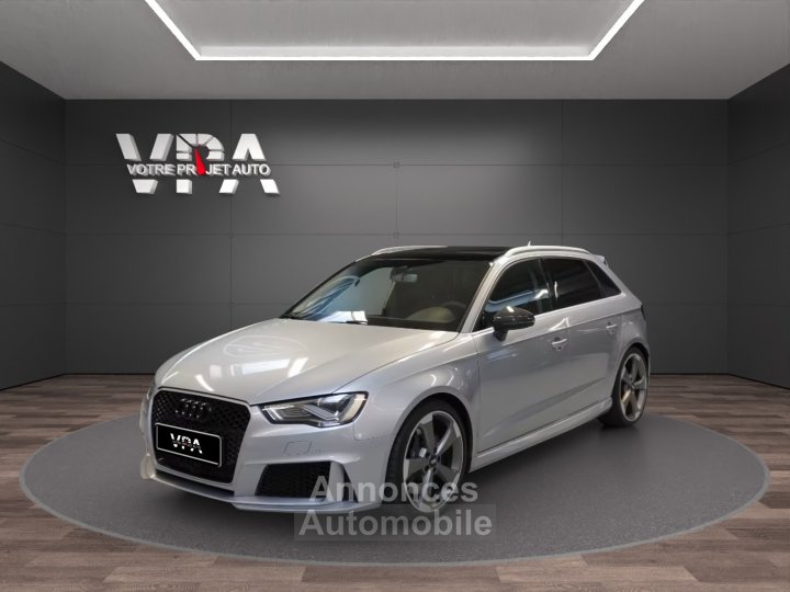 Audi RS3 Sportback · 25 TFSI 367ch · quattro · Toit panoramique · Echappement à valves · B&O - 1
