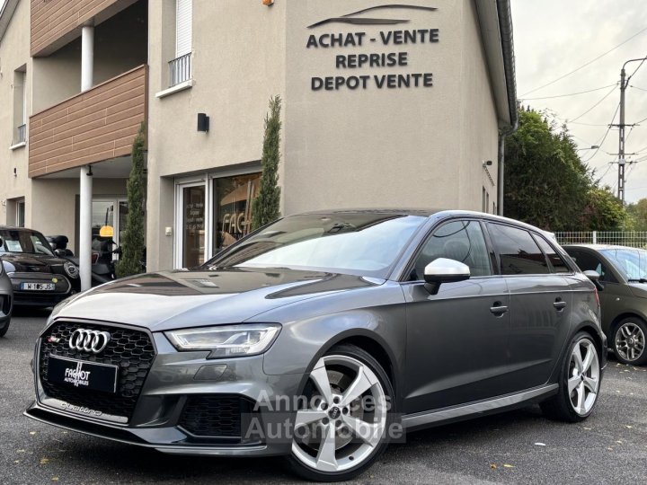 Audi RS3 SportBack 2 places Quattro 25 TFSI - 400 - BV S-tronic TVA RECUP - 1