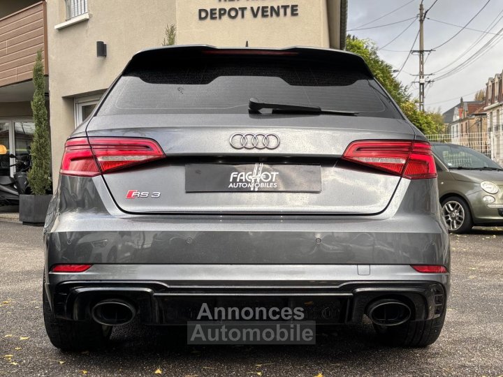 Audi RS3 SportBack 2 places Quattro 25 TFSI - 400 - BV S-tronic TVA RECUP - 7