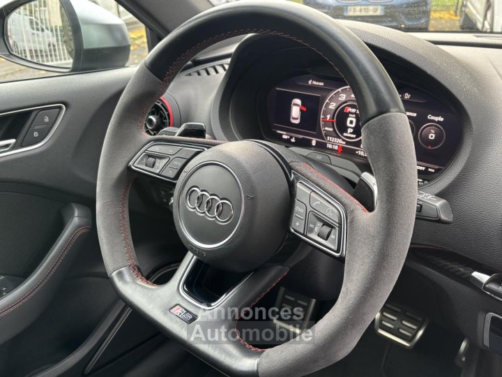 Audi RS3 SportBack 2 places Quattro 25 TFSI - 400 - BV S-tronic TVA RECUP - 12