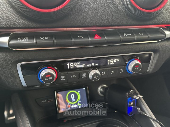 Audi RS3 SportBack 2 places Quattro 25 TFSI - 400 - BV S-tronic TVA RECUP - 15