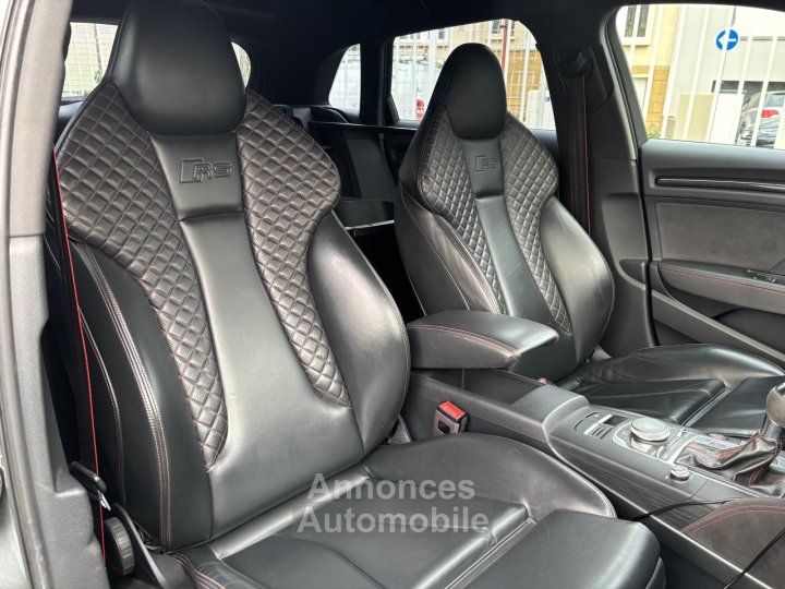 Audi RS3 SportBack 2 places Quattro 25 TFSI - 400 - BV S-tronic TVA RECUP - 19