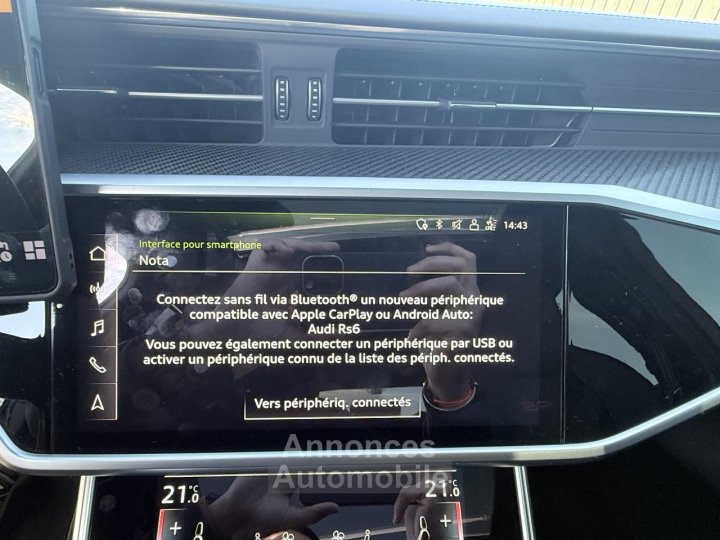 Audi RS6 AVANT 40 V8 TFSI 630ch Performance quattro tiptronic - 13