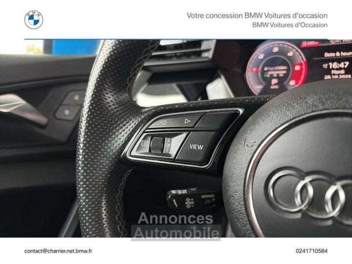 Audi A3 Sportback 35 TDI 150ch S line S tronic 7 - 16