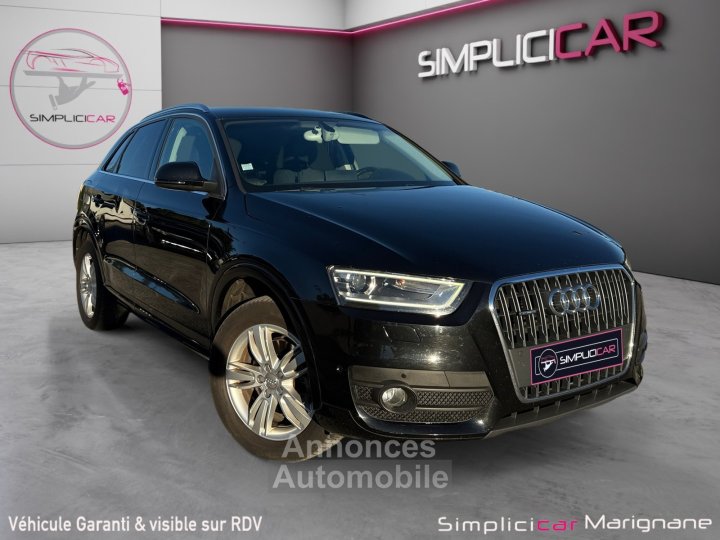 Audi Q3 20 TDI 177 ch Quattro Ambition Luxe S tronic 7 radar bluetooth GPS garantie 12 mois - 1