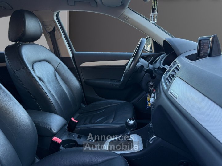 Audi Q3 20 TDI 177 ch Quattro Ambition Luxe S tronic 7 radar bluetooth GPS garantie 12 mois - 11