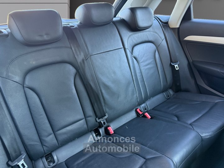 Audi Q3 20 TDI 177 ch Quattro Ambition Luxe S tronic 7 radar bluetooth GPS garantie 12 mois - 12