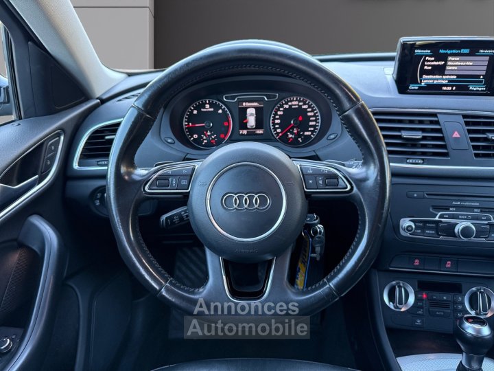 Audi Q3 20 TDI 177 ch Quattro Ambition Luxe S tronic 7 radar bluetooth GPS garantie 12 mois - 14