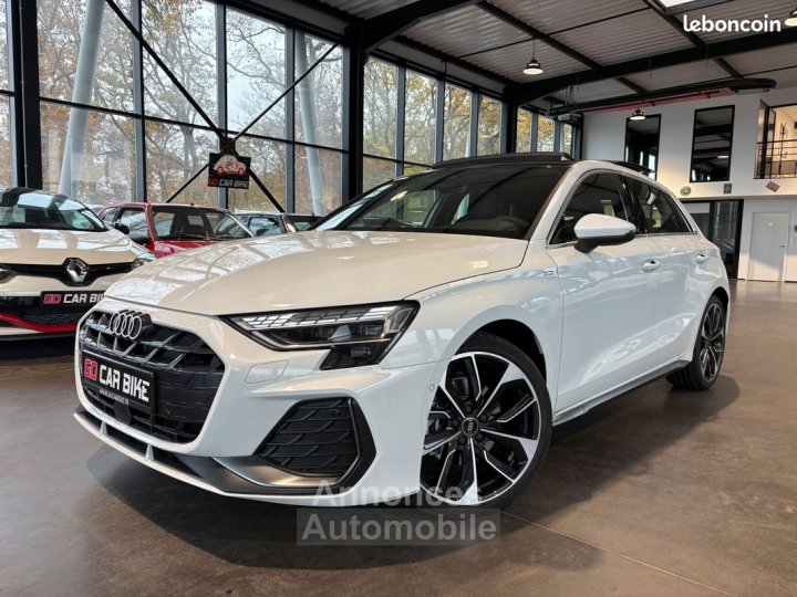 Audi A3 Sportback Neuve S-Line S-tronic 35 TDI 150CH Garantie 6 ans Toit ouvrant Sono Sonos Caméra Matrix led 509-mois - 1