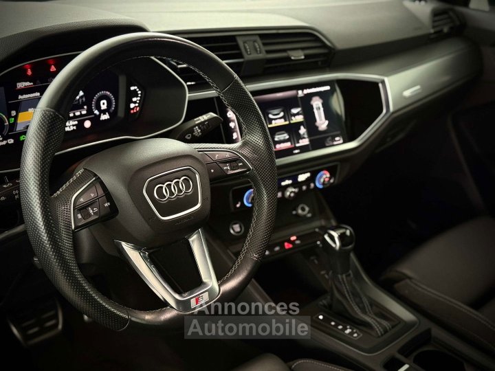 Audi Q3 15 TFSIePHEV FULL S-LINE-1ERPRO-COCKPIT-CUIR-PDC - 15