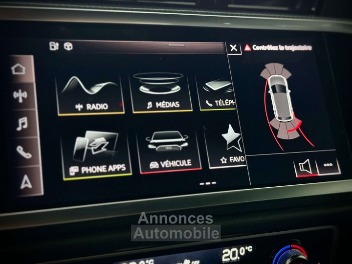 Audi Q3 15 TFSIePHEV FULL S-LINE-1ERPRO-COCKPIT-CUIR-PDC - 21