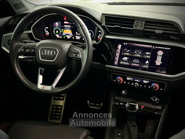 Audi Q3 15 TFSIePHEV FULL S-LINE-1ERPRO-COCKPIT-CUIR-PDC - 23