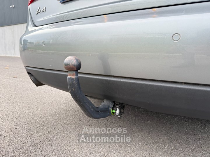 Audi A4 20 TDI 16V FAP Multitronic 143 cv - Régulateur / Attelage / GPS / Distribution OK - - 9