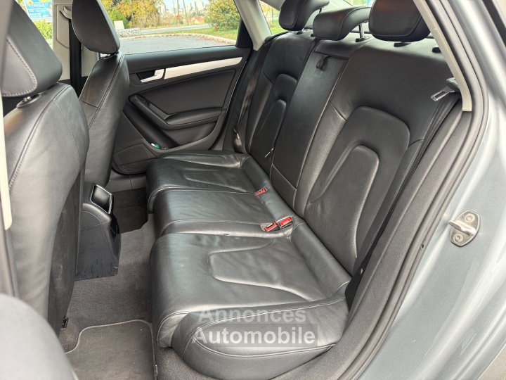 Audi A4 20 TDI 16V FAP Multitronic 143 cv - Régulateur / Attelage / GPS / Distribution OK - - 11