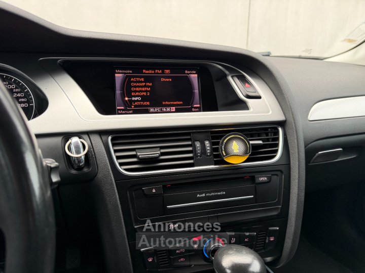 Audi A4 20 TDI 16V FAP Multitronic 143 cv - Régulateur / Attelage / GPS / Distribution OK - - 16