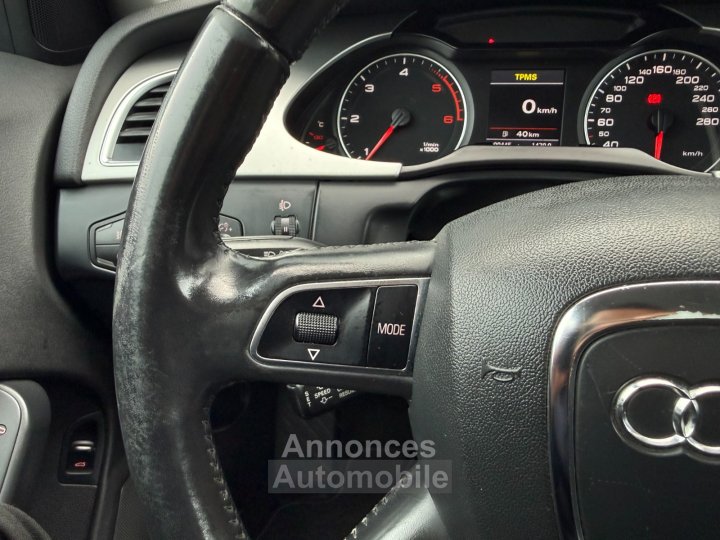 Audi A4 20 TDI 16V FAP Multitronic 143 cv - Régulateur / Attelage / GPS / Distribution OK - - 26