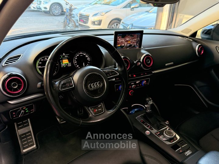 Audi A3 Sportback 14 TFSI e-tron 204 Ambition Luxe S tronic 6 / SUIVIE COMPLET / TOIT OUVRANT / LED / SIEGES ELEC / PACK HIVER - 7