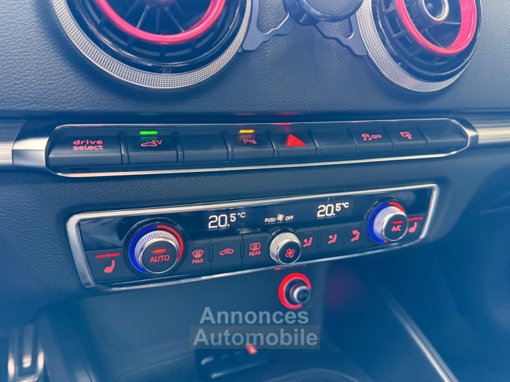 Audi A3 Sportback 14 TFSI e-tron 204 Ambition Luxe S tronic 6 / SUIVIE COMPLET / TOIT OUVRANT / LED / SIEGES ELEC / PACK HIVER - 14