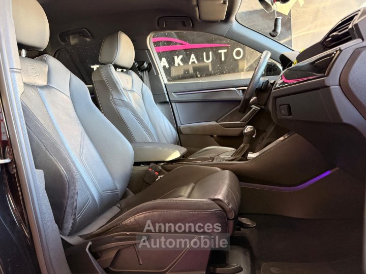 Audi Q3 Sportback 40 TFSI 190 ch S tronic 7 Quattro S line / SUIVIE / CAMERA 360 / HAYON ELEC / PACK HIVER - 8