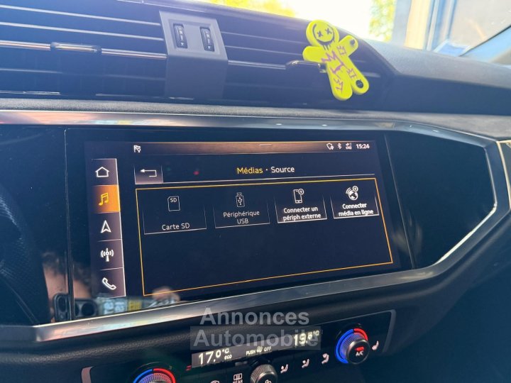 Audi Q3 Sportback 40 TFSI 190 ch S tronic 7 Quattro S line / SUIVIE / CAMERA 360 / HAYON ELEC / PACK HIVER - 25