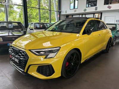 Audi S3 Sportback Garantie 6 Suivi full Malus payé TFSI 310CH S-Tronic 7 Quattro ans Toit ouvrant panoramique Sono Bang & Olufsen Black Pack 509-mois   - 1