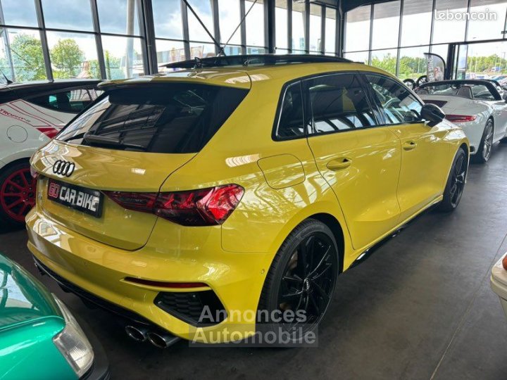 Audi S3 Sportback Garantie 6 Suivi full Malus payé TFSI 310CH S-Tronic 7 Quattro ans Toit ouvrant panoramique Sono Bang & Olufsen Black Pack 509-mois - 2