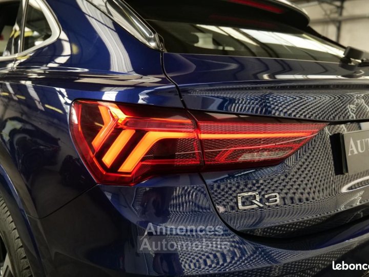 Audi Q3 Sportback 45 TFSIe 245CH BVA S line 590-MOIS 1°MAIN FRANCAIS TVA RECUPERABLE KEY LESS G - 13