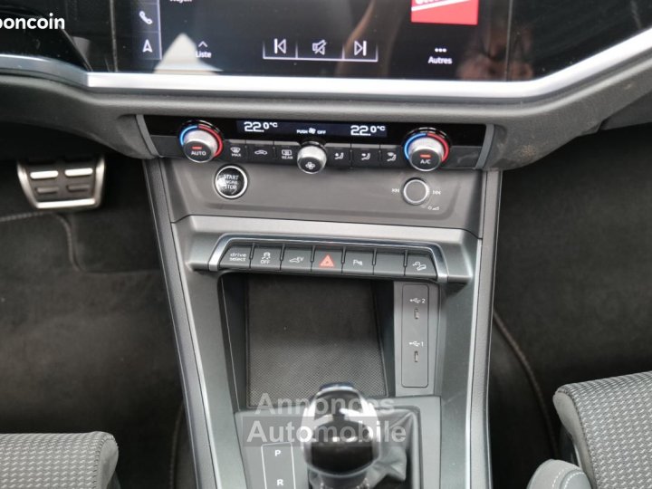 Audi Q3 Sportback 45 TFSIe 245CH BVA S line 590-MOIS 1°MAIN FRANCAIS TVA RECUPERABLE KEY LESS G - 26