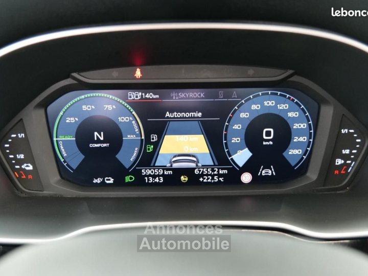 Audi Q3 Sportback 45 TFSIe 245CH BVA S line 590-MOIS 1°MAIN FRANCAIS TVA RECUPERABLE KEY LESS G - 32