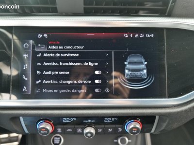 Audi Q3 Sportback 45 TFSIe 245CH BVA S line 590-MOIS 1°MAIN FRANCAIS TVA RECUPERABLE KEY LESS G   - 38