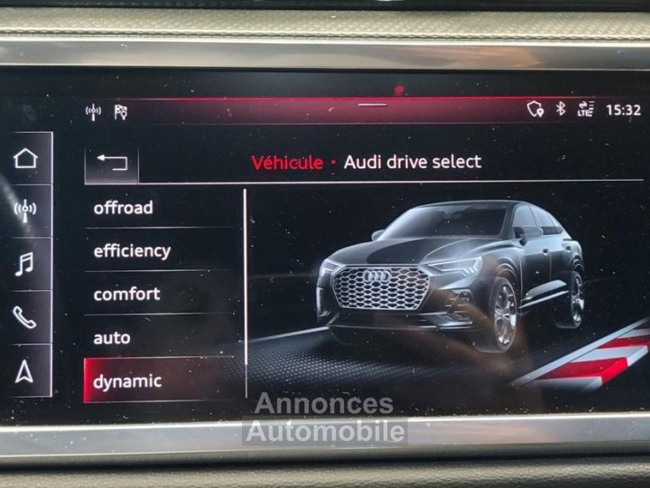 Audi Q3 Sportback 20 45 TFSI 230ch S-LINE QUATTRO S-TRONIC - 39