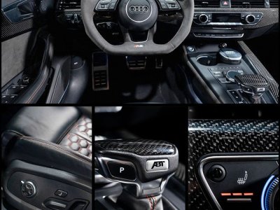 Audi RS4 + ABT V6 530 1 OF 50 Toit Pano Echapp Différentiel Sport B&O Carbone 949E-MOIS   - 10