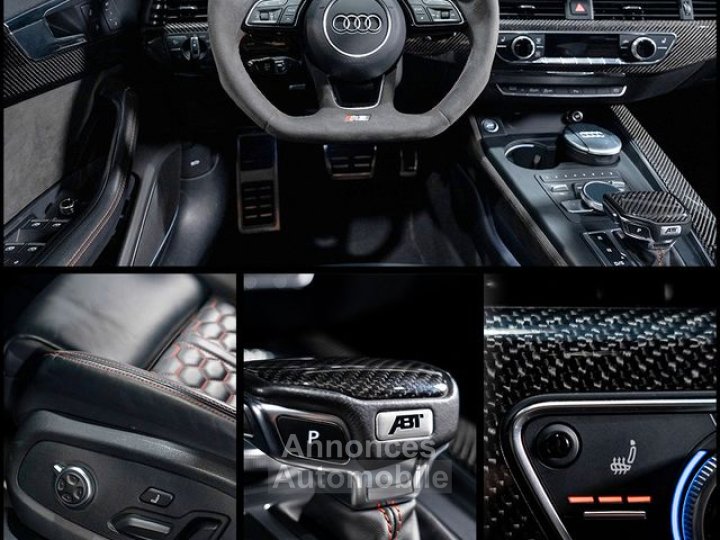Audi RS4 + ABT V6 530 1 OF 50 Toit Pano Echapp Différentiel Sport B&O Carbone 949E-MOIS - 10