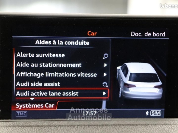 Audi A3 Sportback 14 TFSI E-TRON 204CH BVA- CAMERA DE RECUL -TOIT OUVRANT PANORAMIQUE - 13