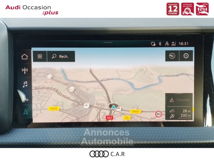 Audi A1 ALLSTREET Allstreet 35 TFSI 150 ch S tronic 7 Design Luxe - 13