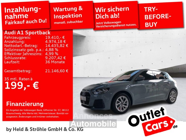 Audi A1 Sportback advanced 25TFSI CLIMATRONIC PDC SHZ - 8