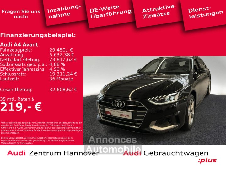Audi A4 Avant Advanced 35 TFSI AHK LED Kamera DAB Nav - 1
