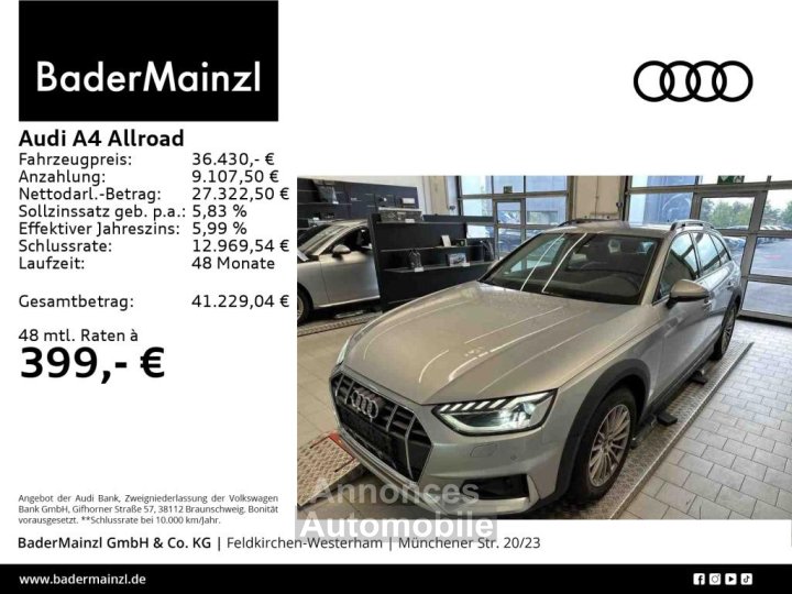 Audi A4 Allroad 45 TFSI quattro S tronic AHK Kam Nav - 3